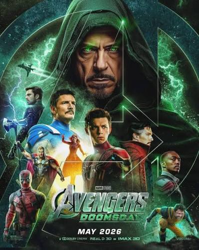 Avengers Doomsday 2026 Hindi Dubbed Dual Audio WEBRip premium review catalog poster