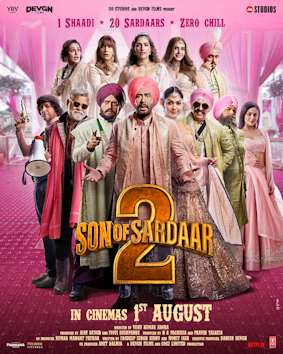 Son of Sardaar 2 2025 Hindi HQ Pre-DVDRip 1080p premium review catalog poster