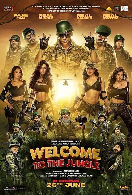 Welcome To The Jungle 2026 Hindi Dubbed HDTC 720p - 1080p premium review catalog poster
