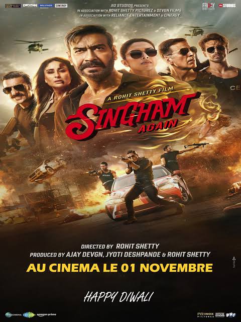 Singham Again 2024 Full Movie Web-DL Hindi 1080p premium review catalog poster