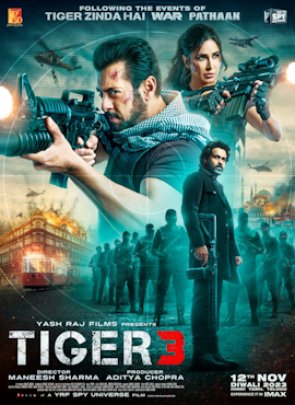 Tiger 3 2023 Hindi Web-DL 720p - 1080p premium review catalog poster
